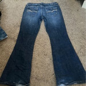 blue womens bootcut jeans